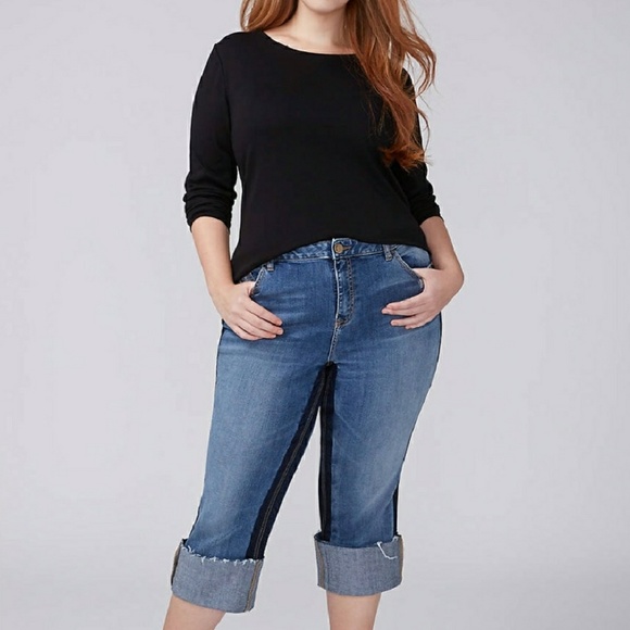 Lane Bryant Denim - Lane Bryant Re/Made In L.A Straight Crop Jean